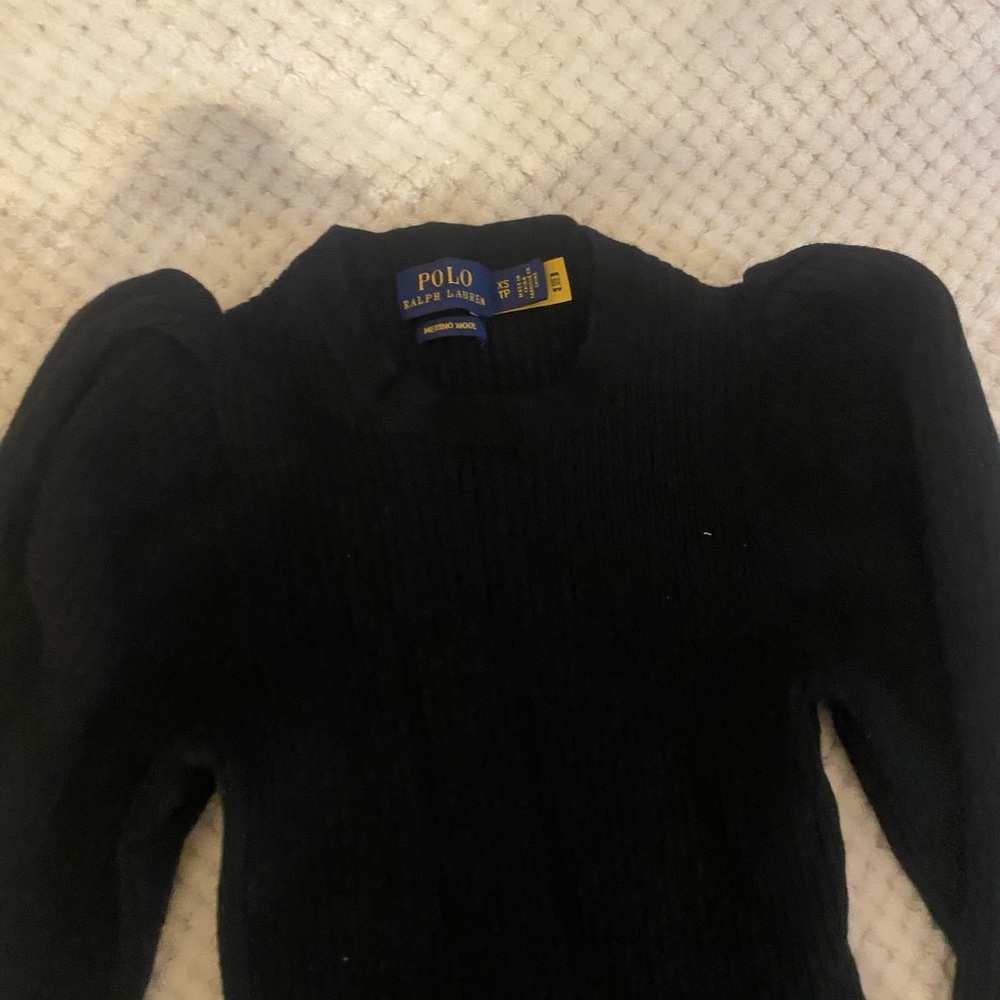 Polo by Ralph Lauren Women's Black Crew Neck Sweater
